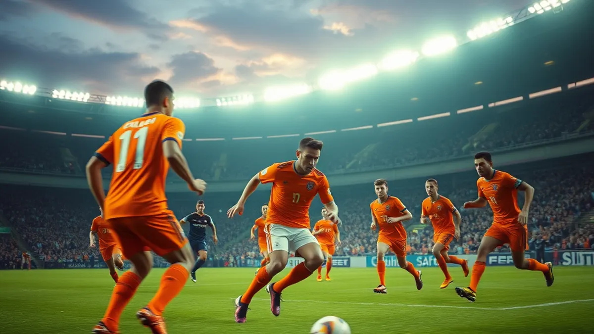 Riverside toont steun voor Oranje met oranje versieringen